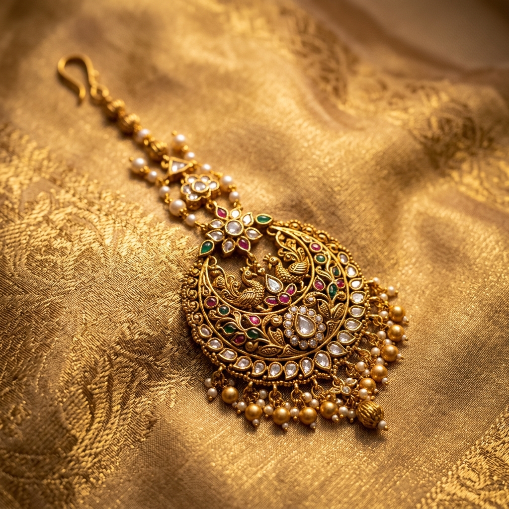 MGS Jewellerys Craftsmanship — Heritage Maang Tikka